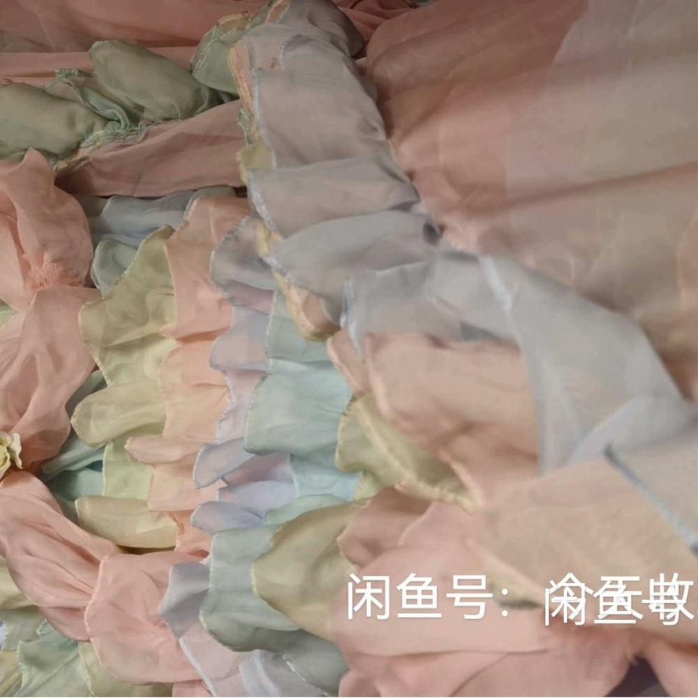 rainbow cake wedding dress